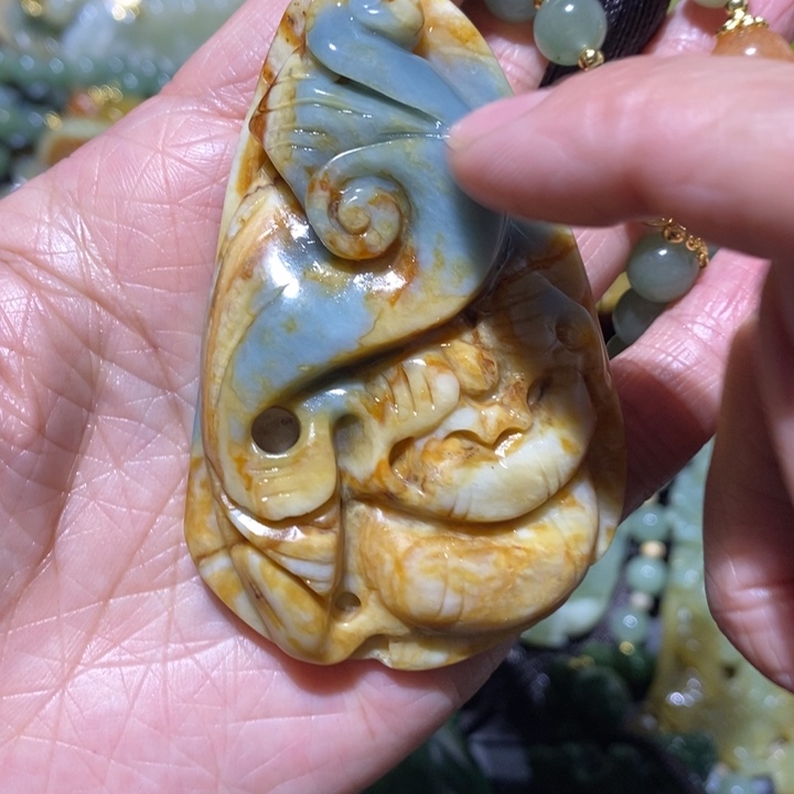 岫玉岫玉吊坠未镶嵌