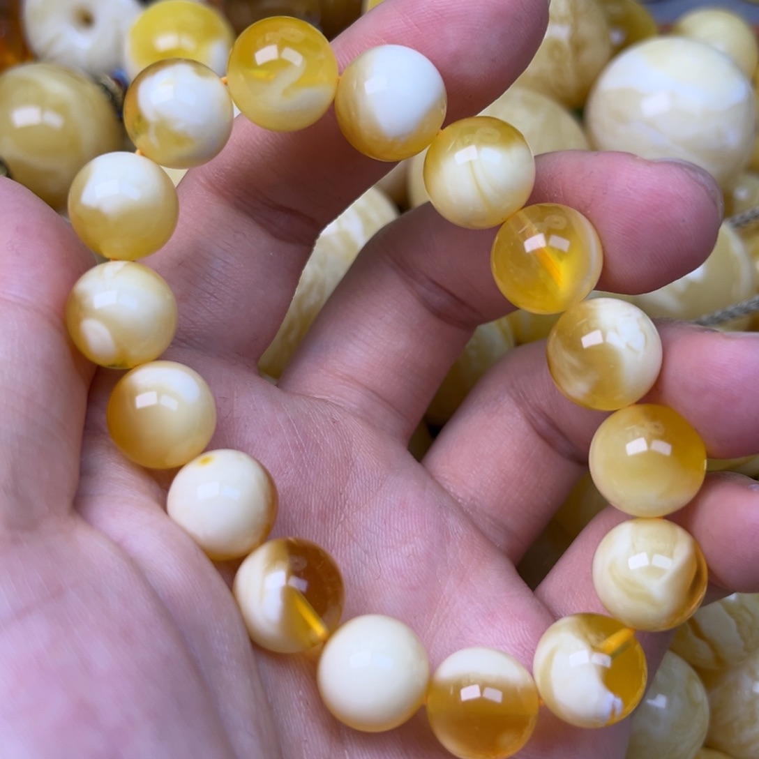 裸石蜜蜡未镶嵌！