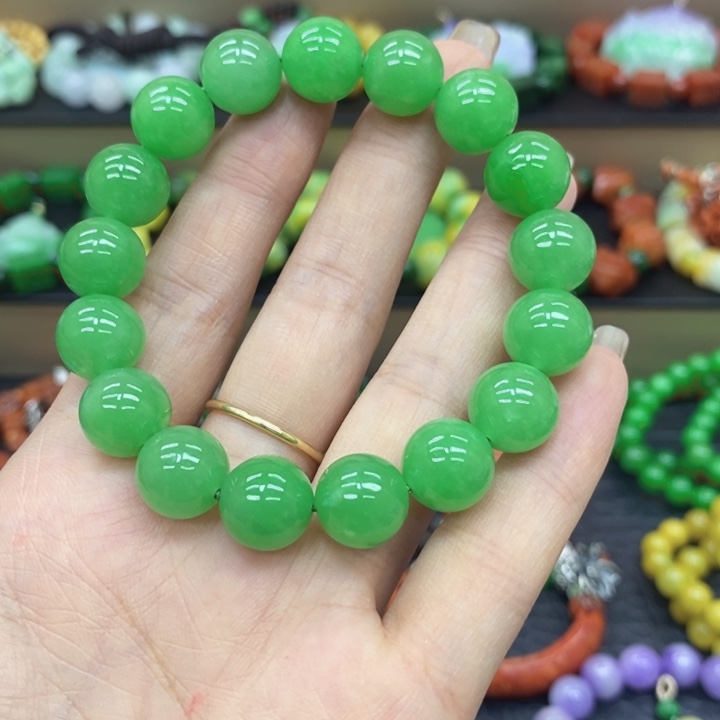 追***马未镶嵌手链翡翠手链8