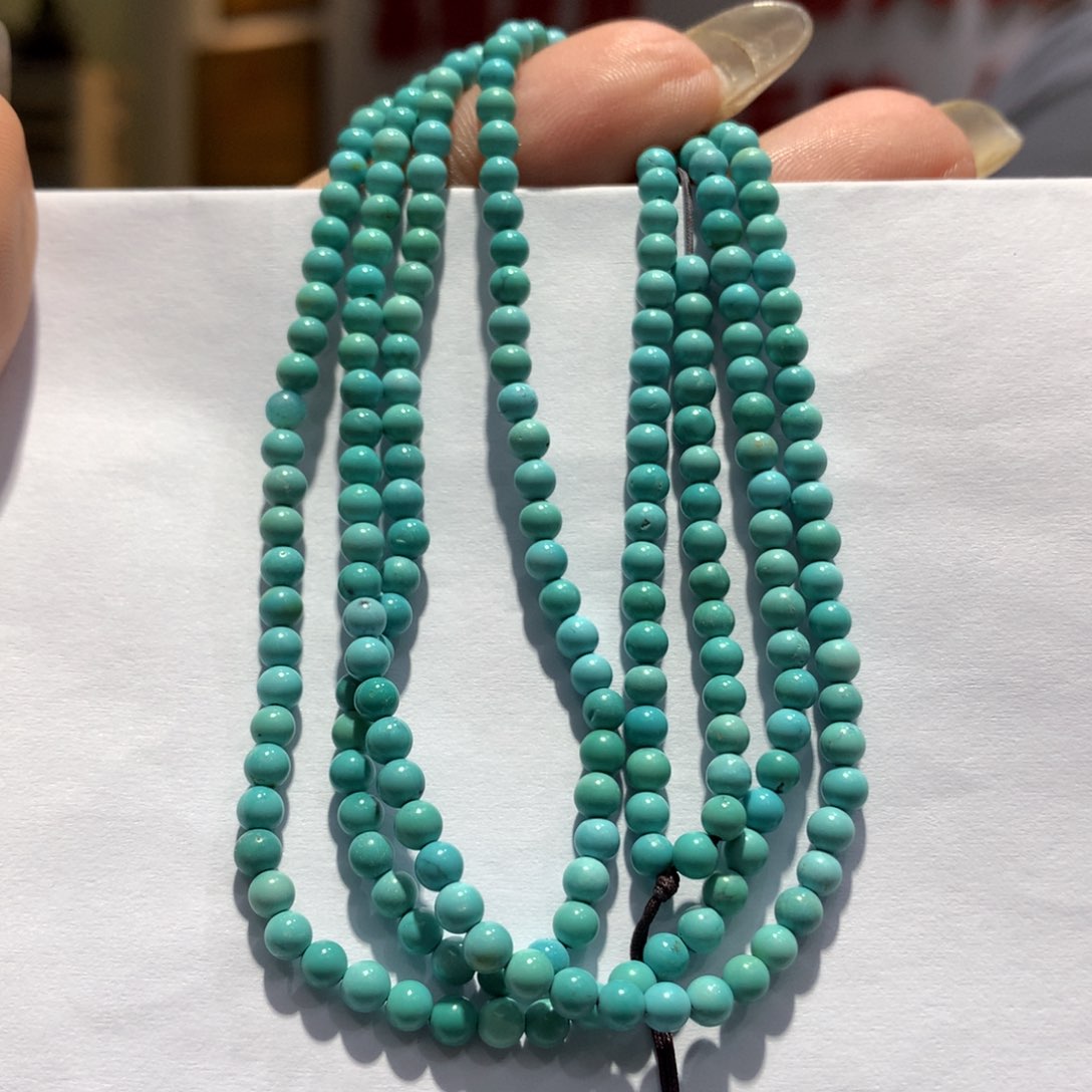 未镶嵌绿松石长链