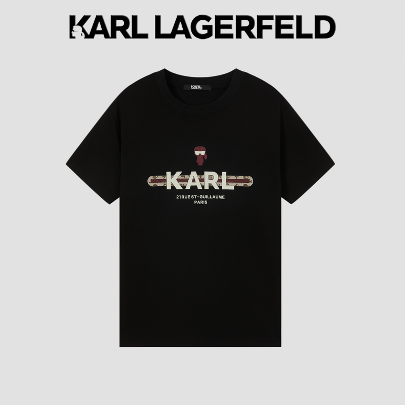 【官方男装】KARL LAGERLAGERFELD卡尔拉格斐短袖T恤P22Z1778