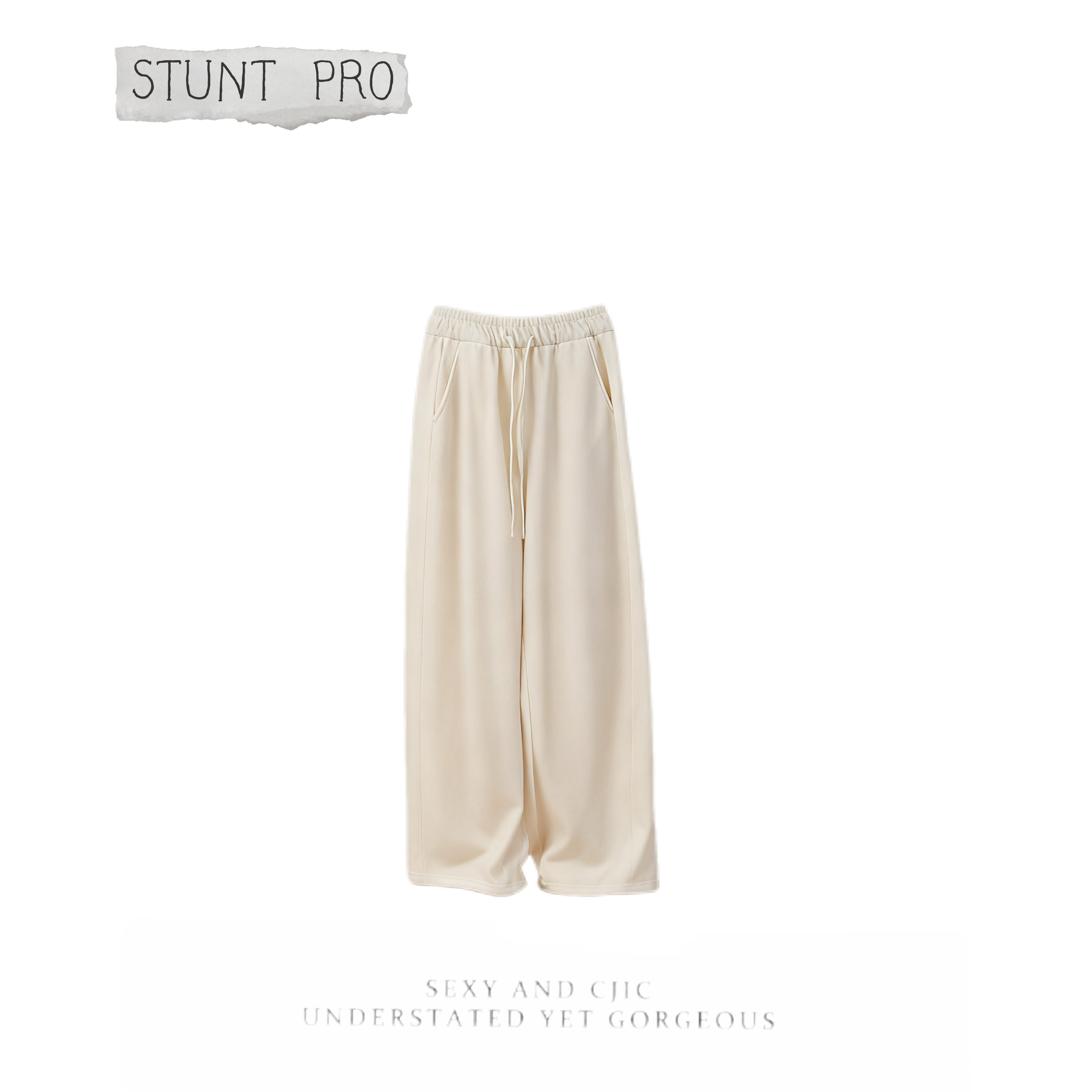 秋冬款松弛感高腰休闲奶芙裤1819