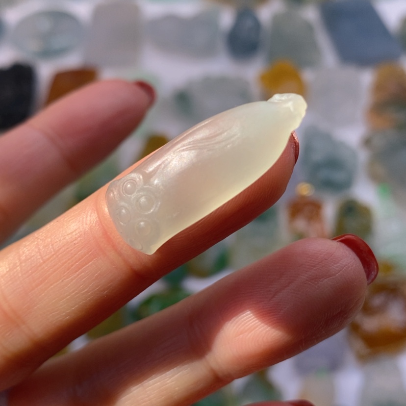 【闪购商品】定制翡翠未镶嵌莲蓬