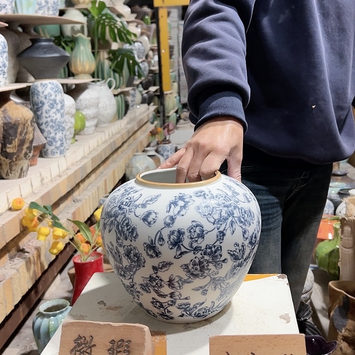 摆件陶景德镇陶瓷花瓶瑕疵专场