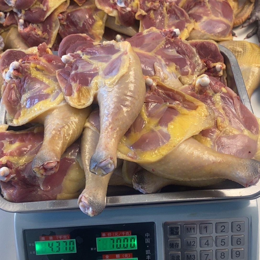 30天中国大陆包装鸡腿