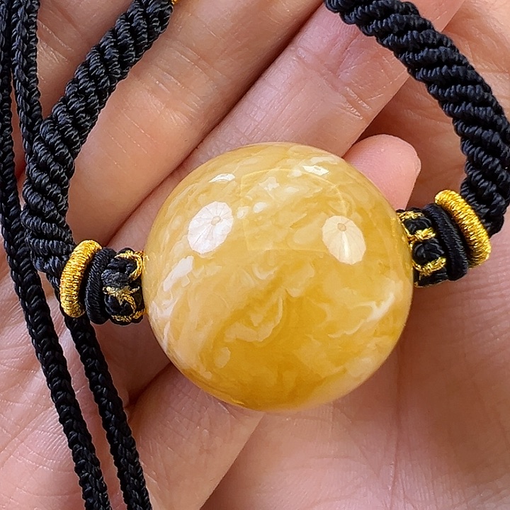 蜜蜡颈饰未镶嵌蜜蜡