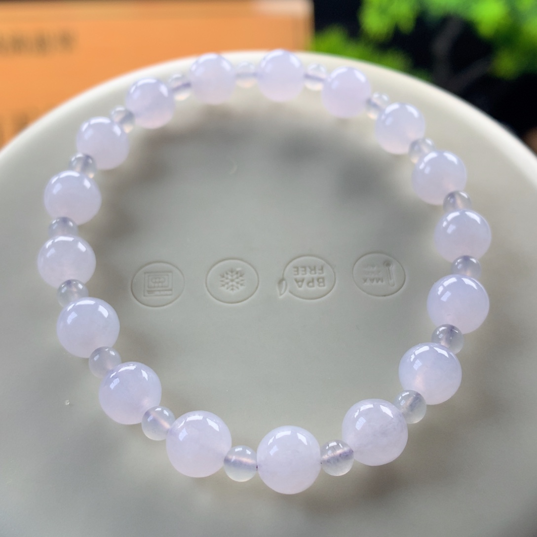 翡翠未镶嵌手链卡3.6～7