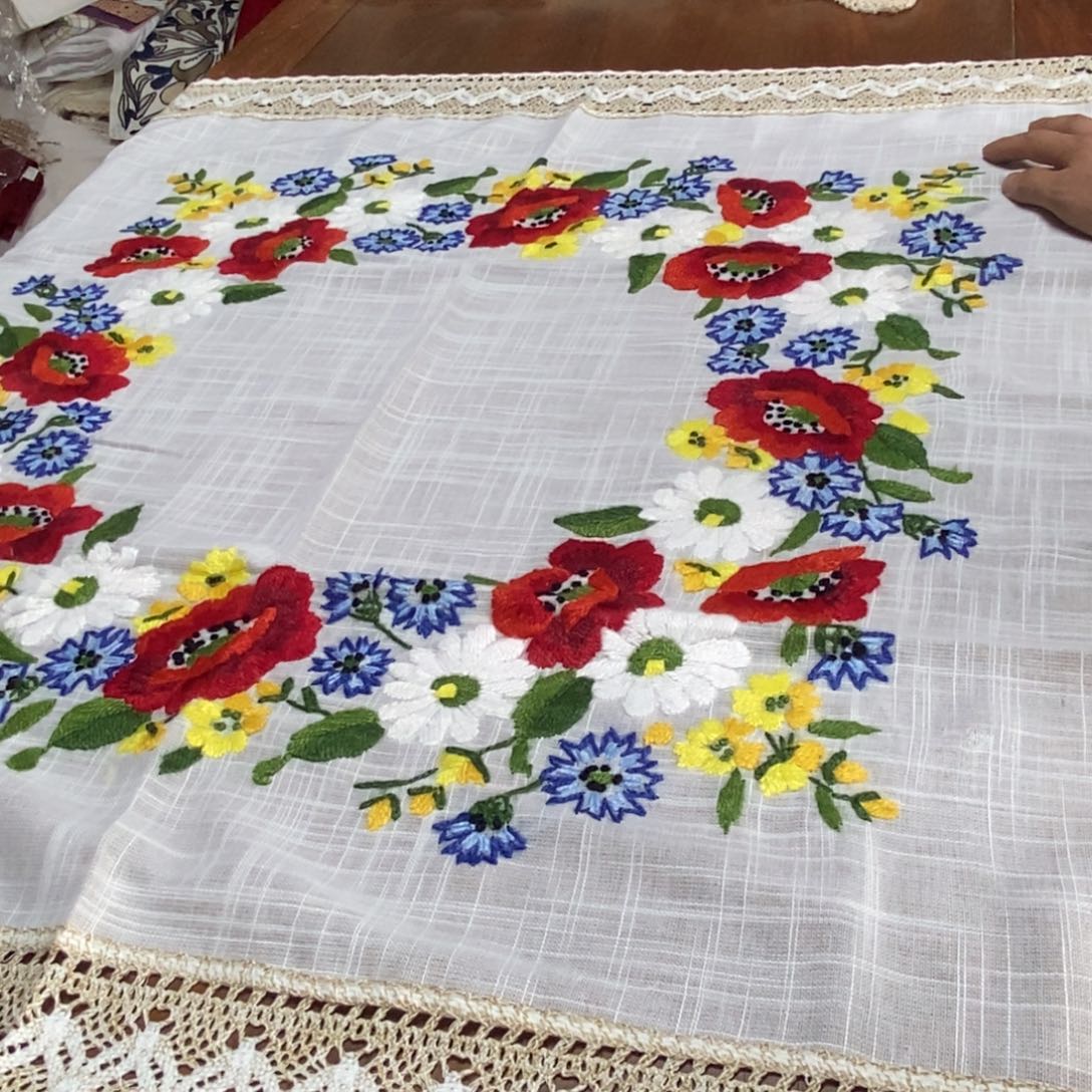 棉蚕丝绸缎054-95厘米方