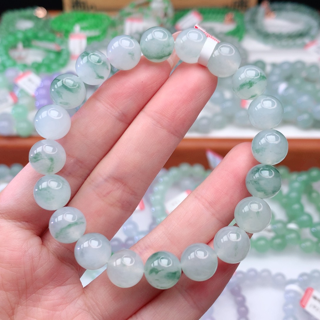 翡翠手链未镶嵌翡翠10mm