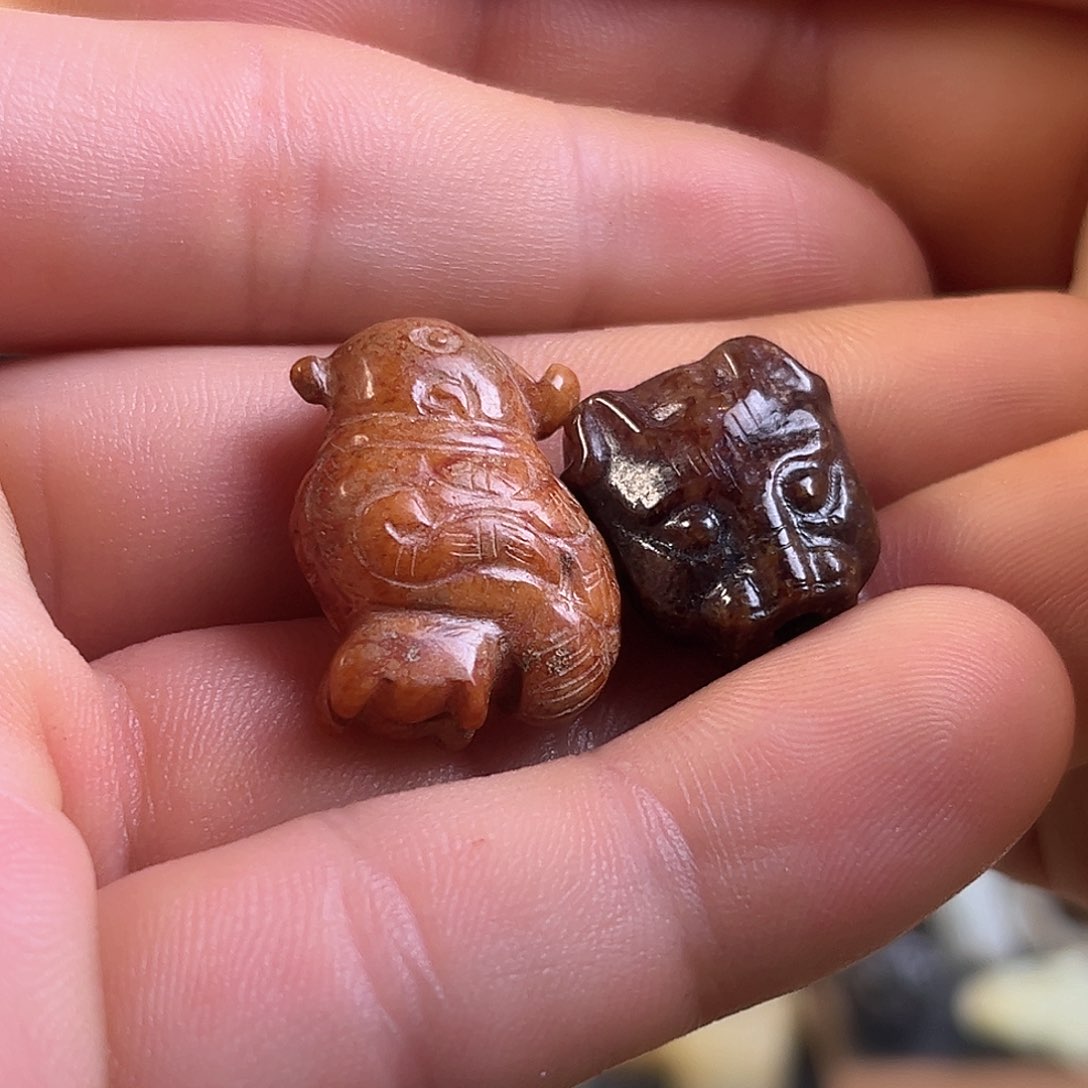 和田玉如图未镶嵌卡*陈