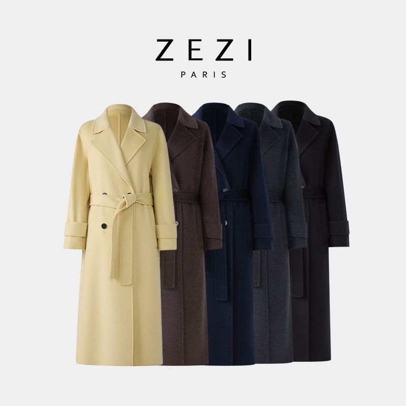 ZEZI【冯超专属】女装清仓福利大衣Z13C761D