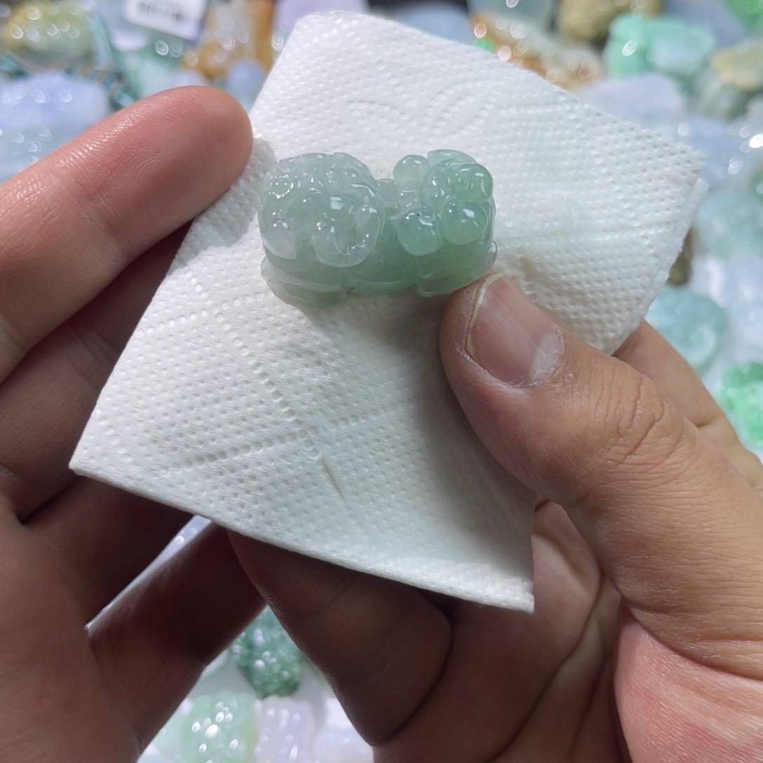 翡翠未镶嵌颈饰天然