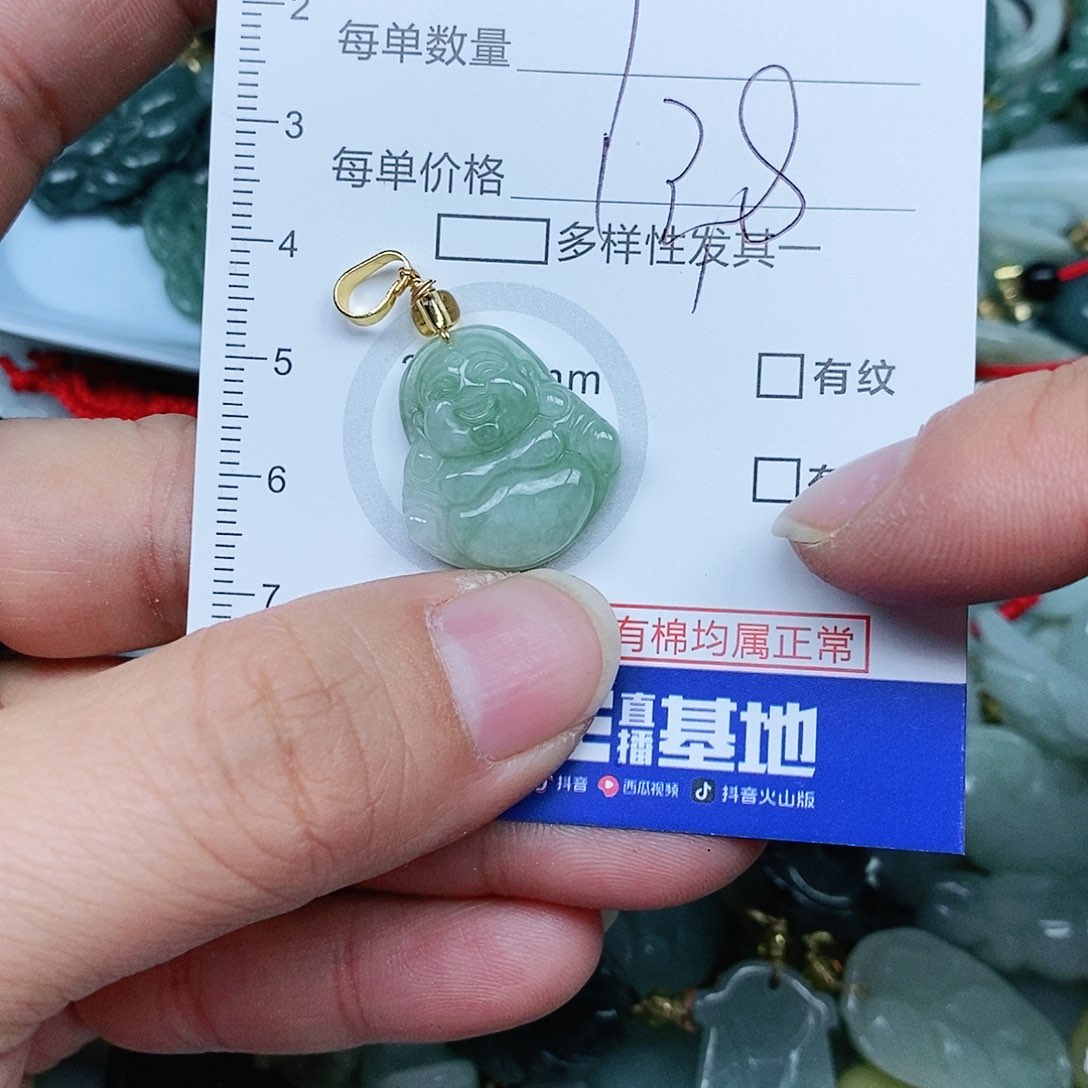 翡翠吊坠(赠链)未镶嵌