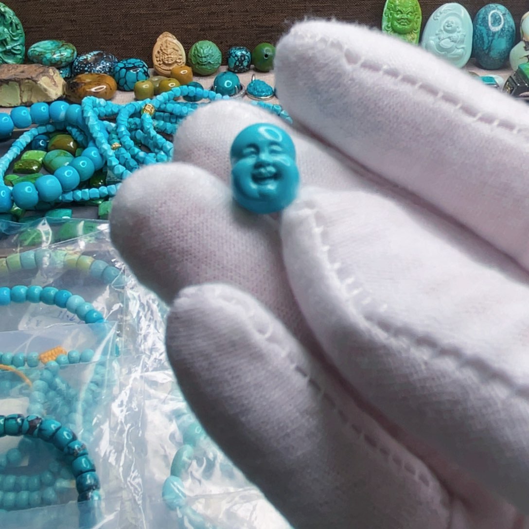 绿松石珠宝奇石未镶嵌