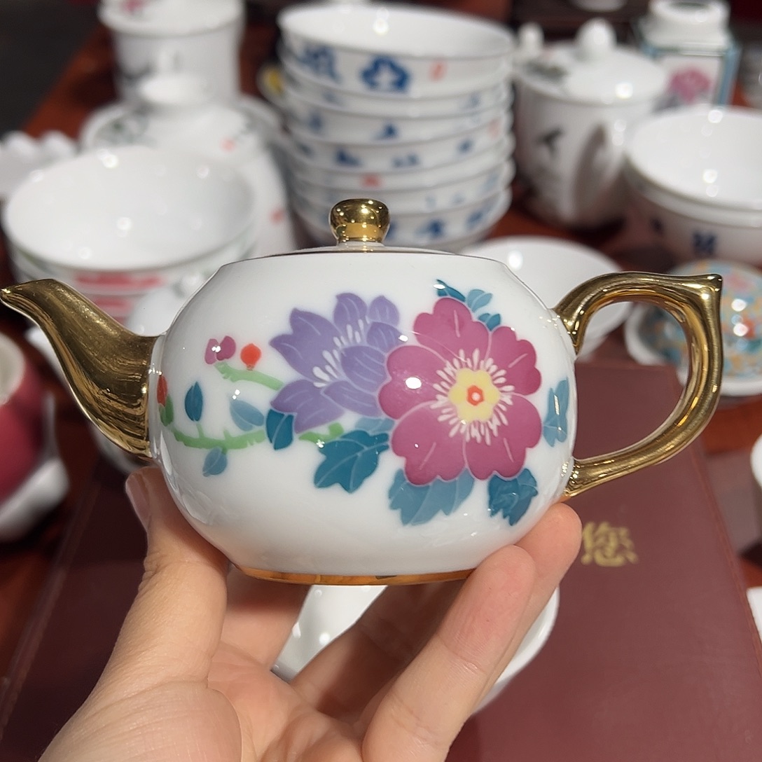 醴陵瓷直播供货基地手绘200毫升