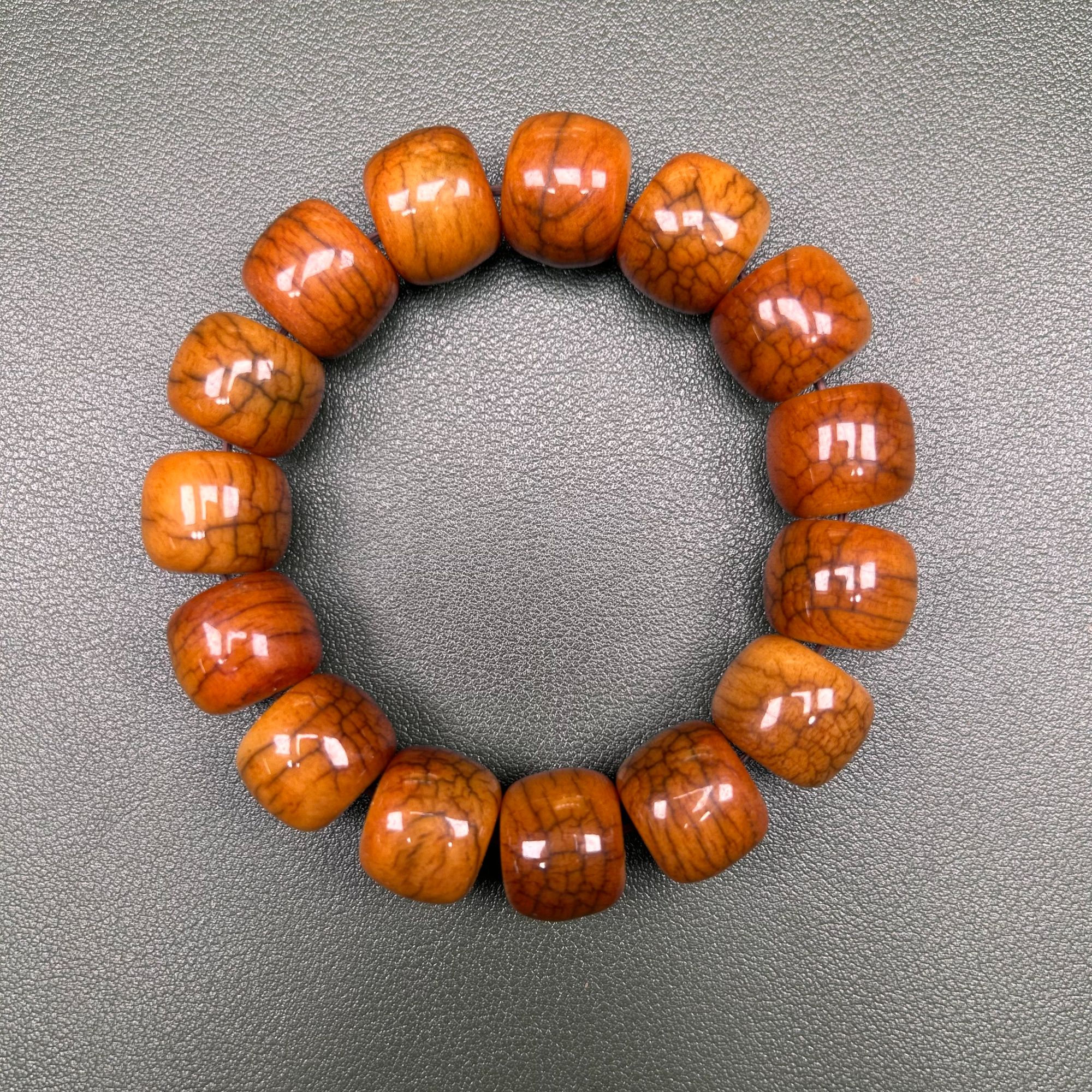 藏式高端原装骨制手串1.6