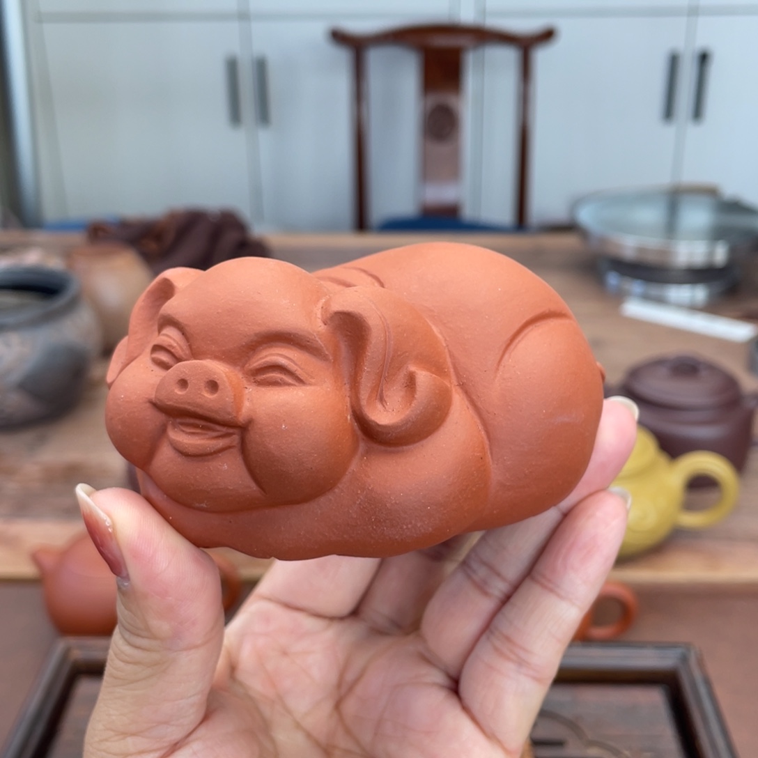 紫砂茶壶紫砂茶宠猪