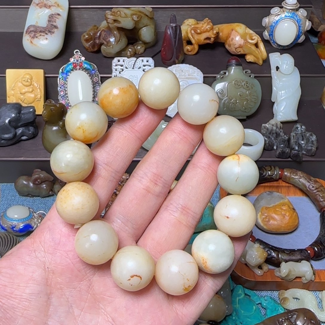 咸***店和田玉（糖玉）未镶嵌颈饰和田玉颈饰未镶嵌