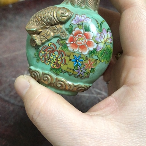 【闪购商品】瓶北**光陶瓷摆件创意陶瓷创意