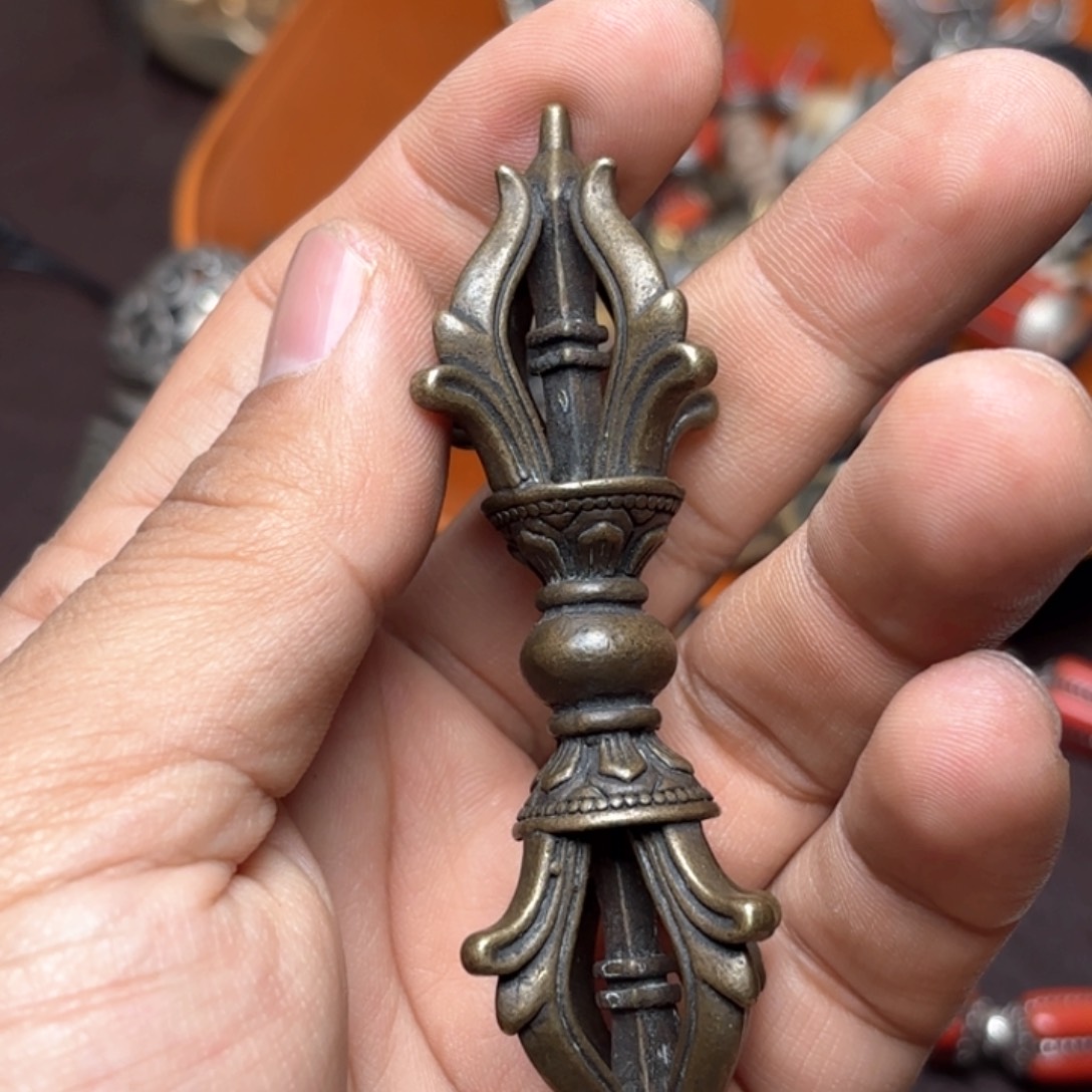 铜星月菩提挂件菩提