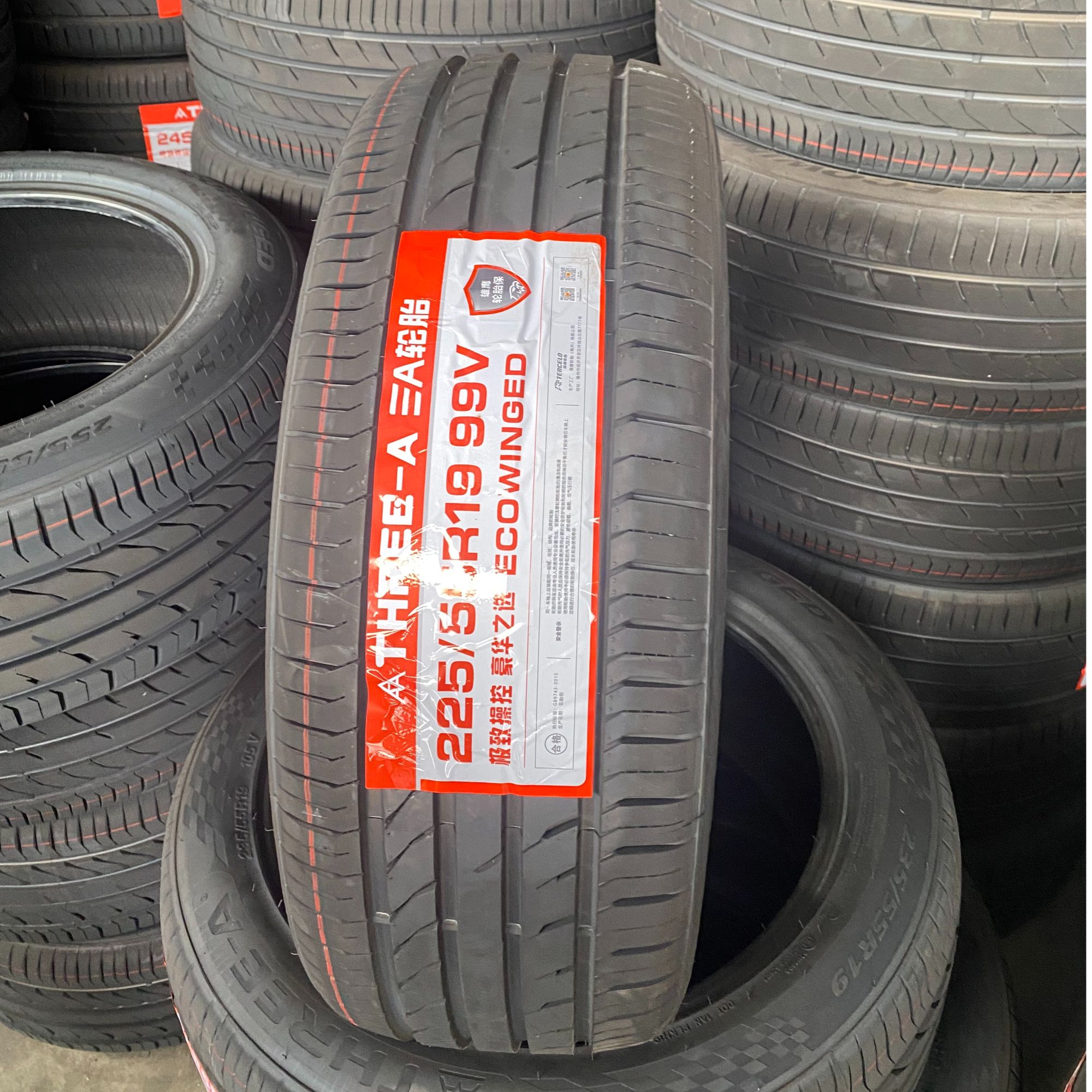 汽车轮胎225/55R19适配长安CS75瑞虎7哈弗F7马自达CX5君越2255519
