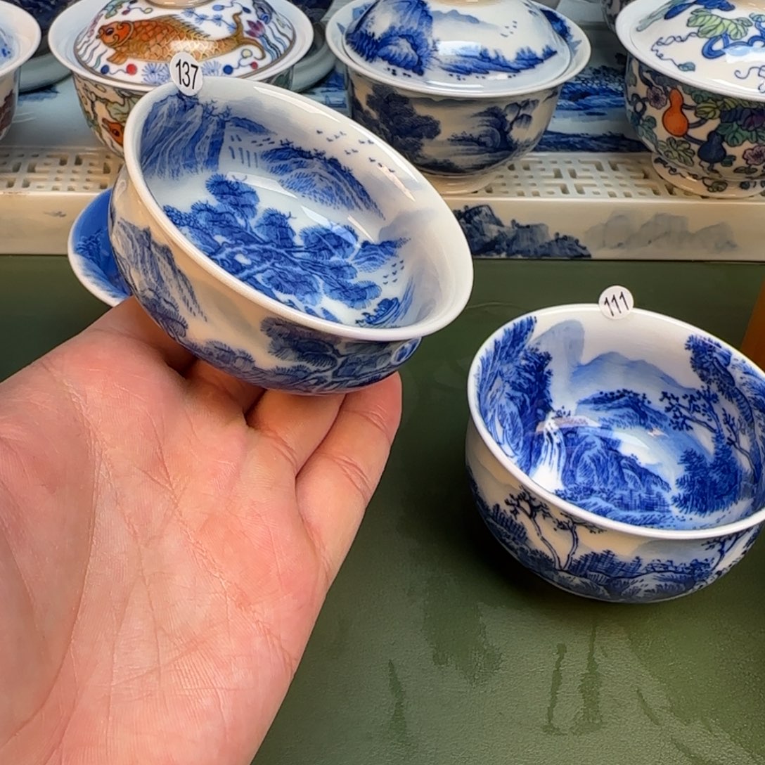 吴***超彦祖纯手绘手工茶具137