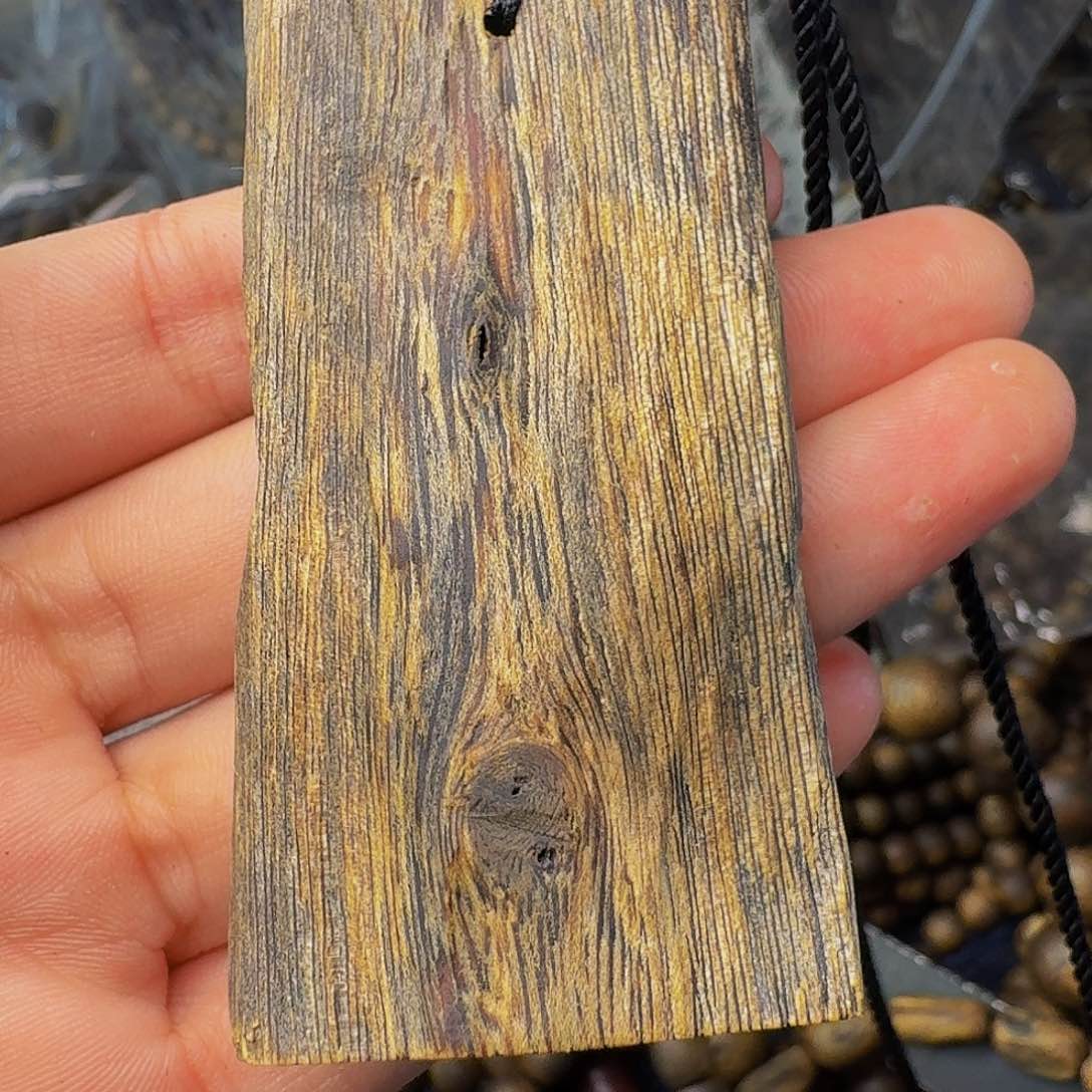 沉香手串毛*龙牌子17.5克素牌