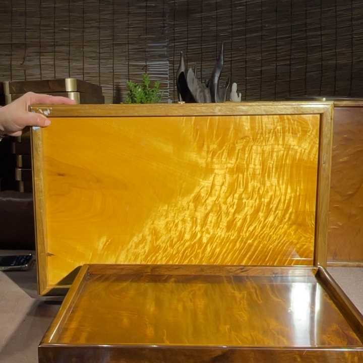 金丝楠木***花金丝楠木文盘