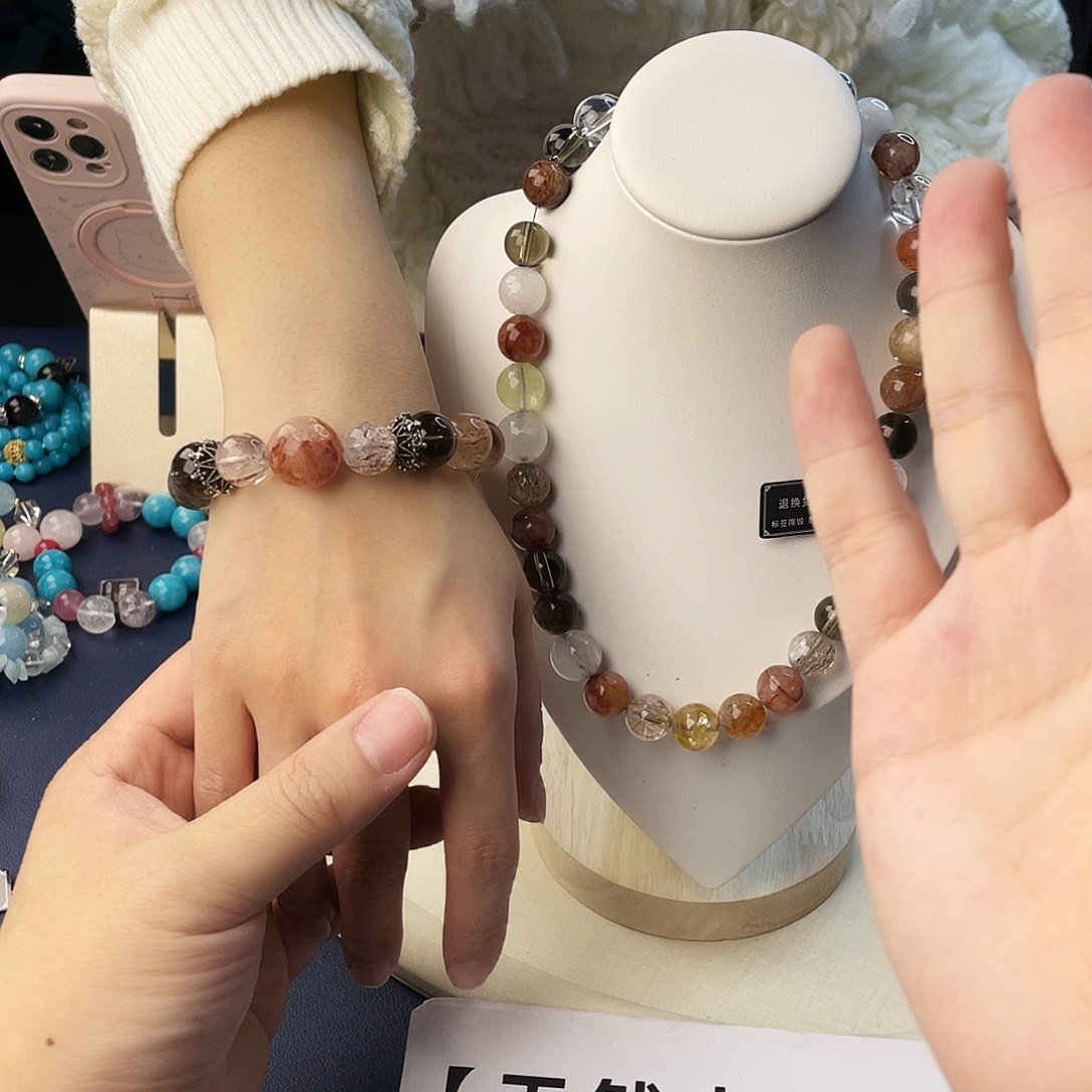 银S925镶嵌水晶手链