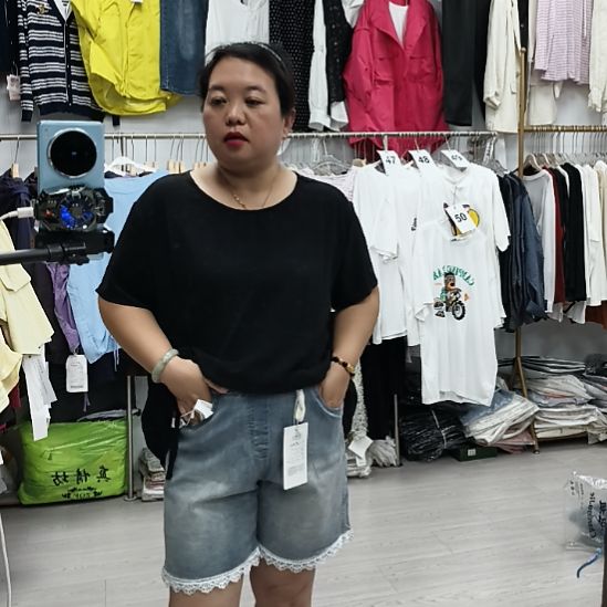 大码万能腰牛仔短裤3码