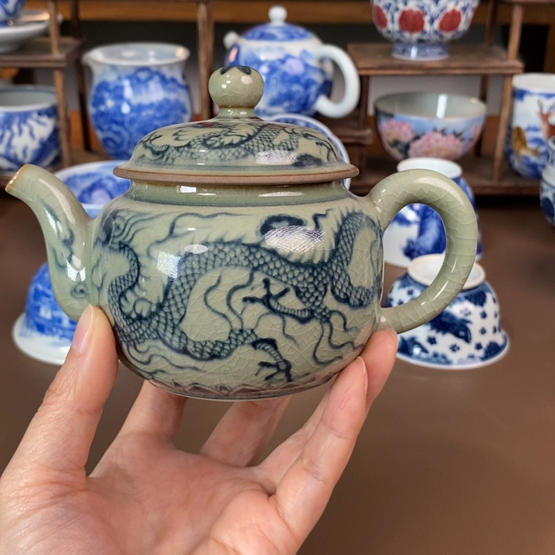 雯*景德镇陶瓷手工手绘