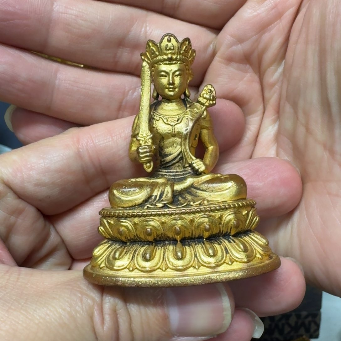 京门圜铜鎏金德虚空藏