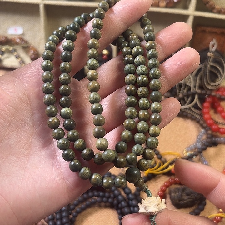 维腊木（绿檀）手串/手链绿檀