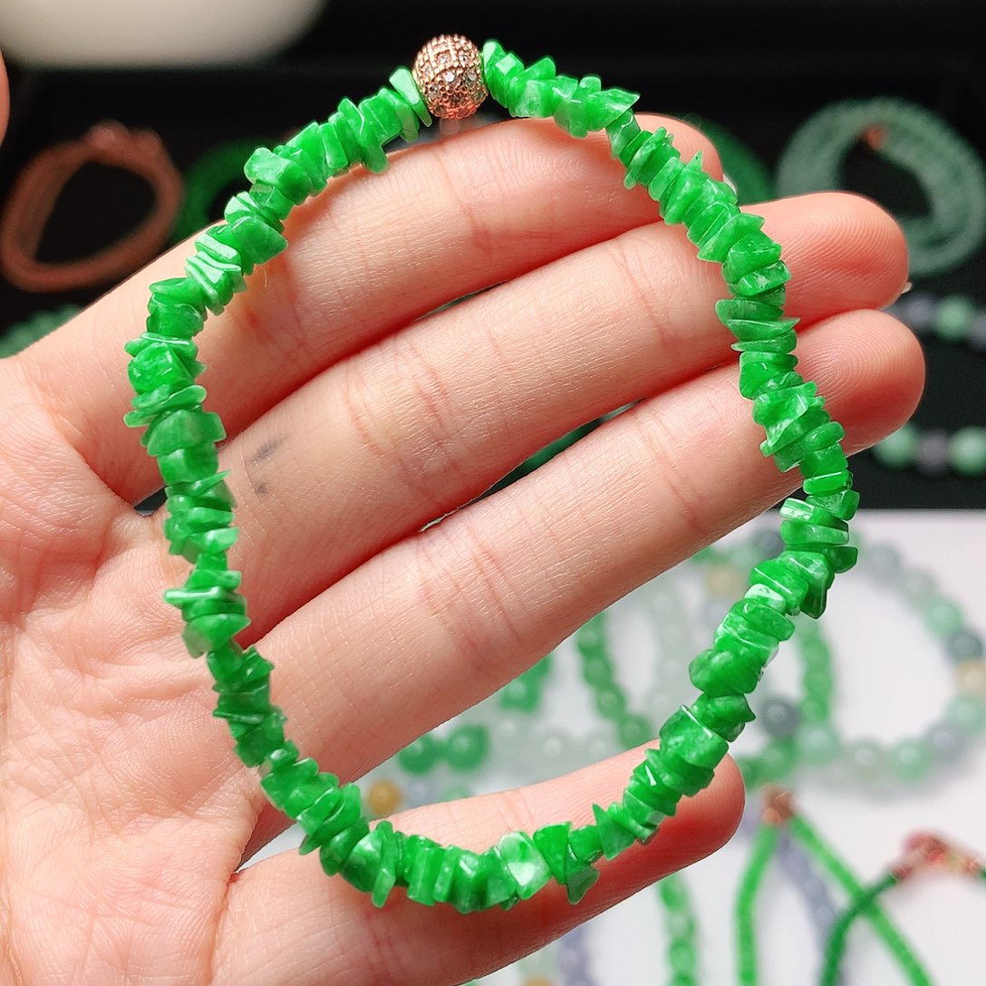 翡翠未镶嵌手链翡翠