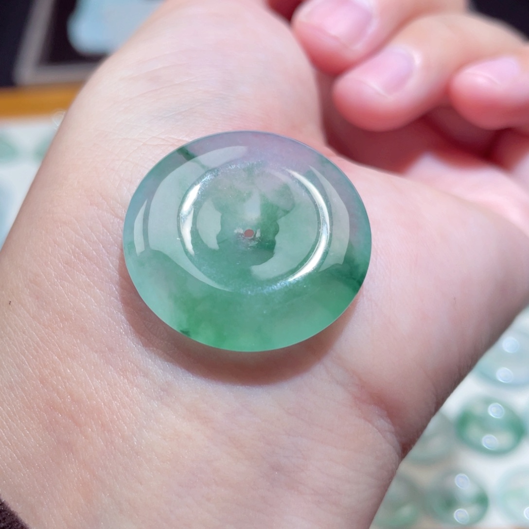 颈饰未镶嵌翡翠扣子