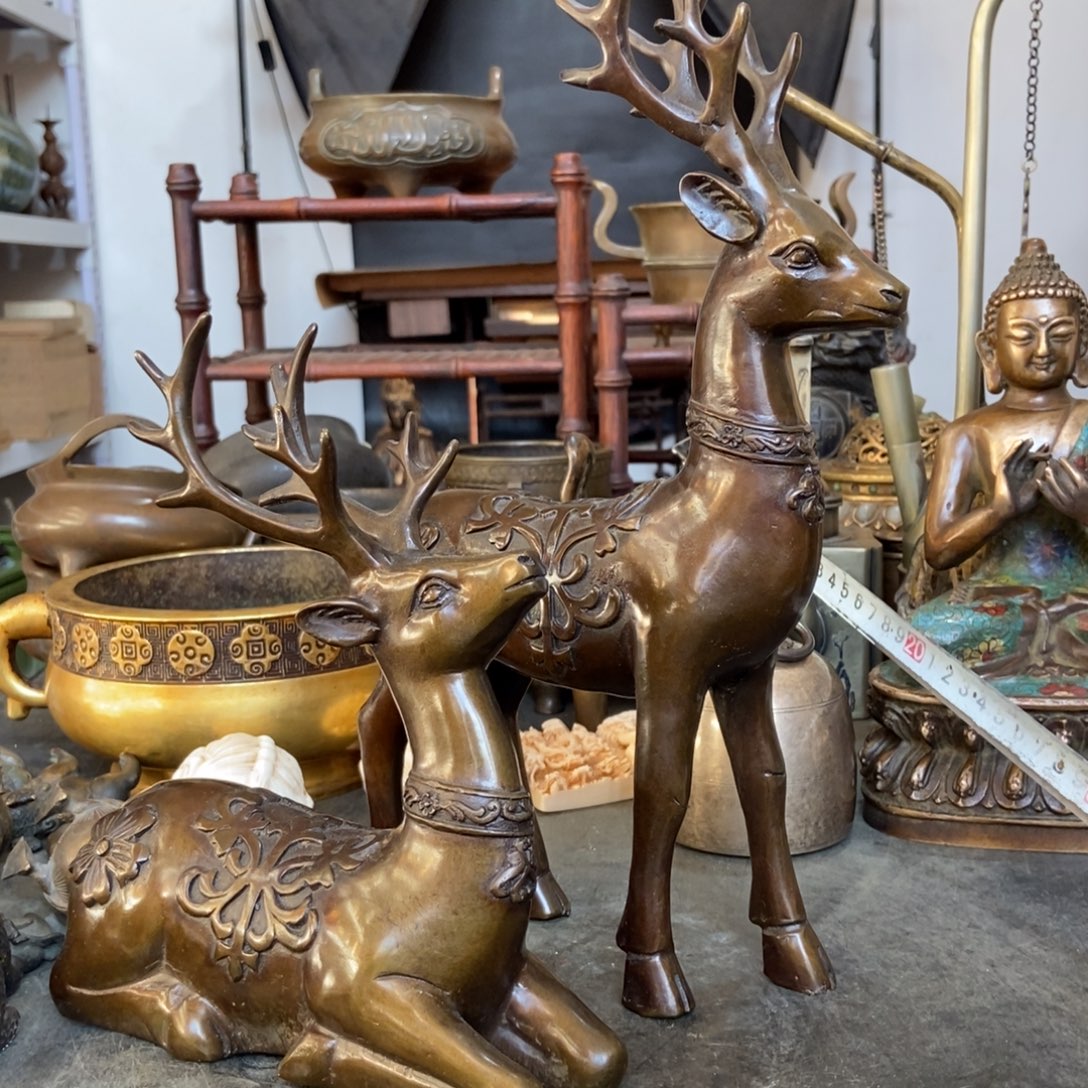 铜器工艺品摆件香炉摆件