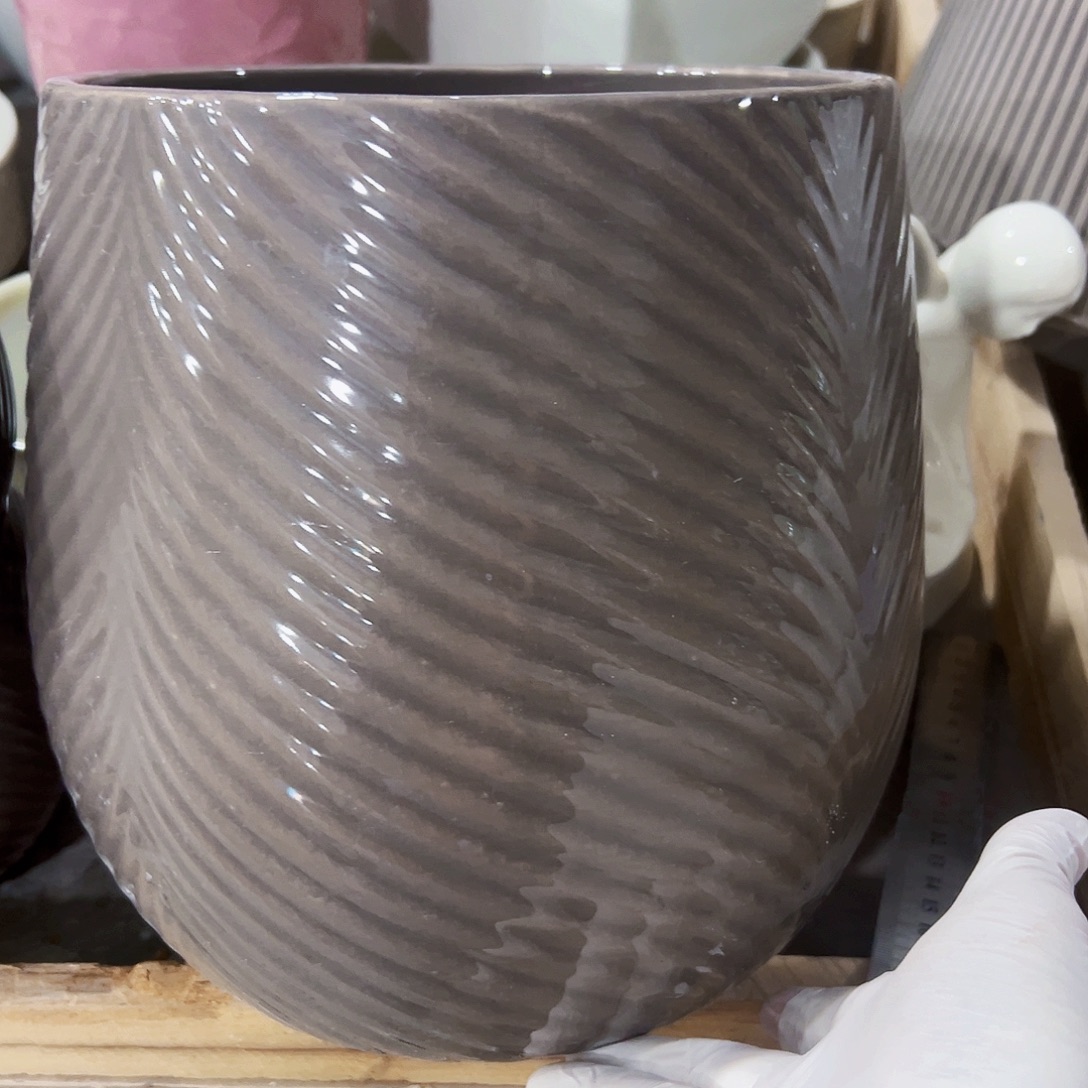 有孔外贸尾单陶瓷花盆凑单10米包邮