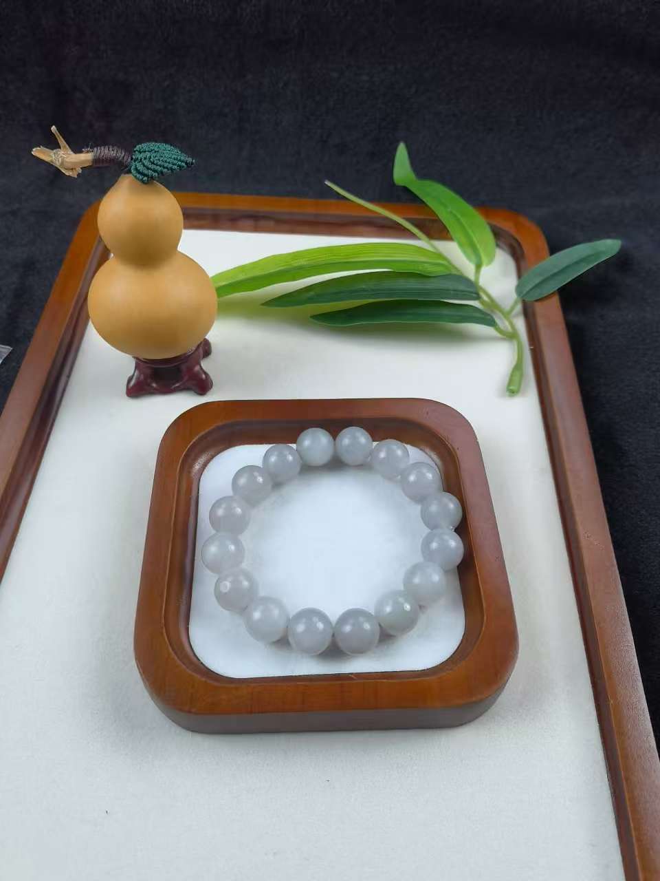 和田玉烟紫手串12mm多样性发货