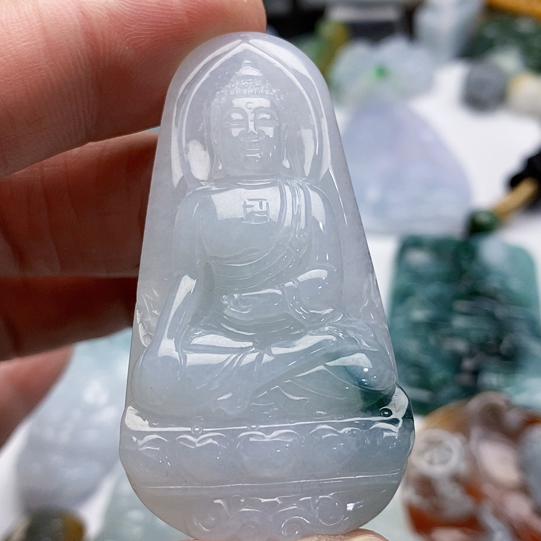 翡翠未镶嵌颈饰12345678