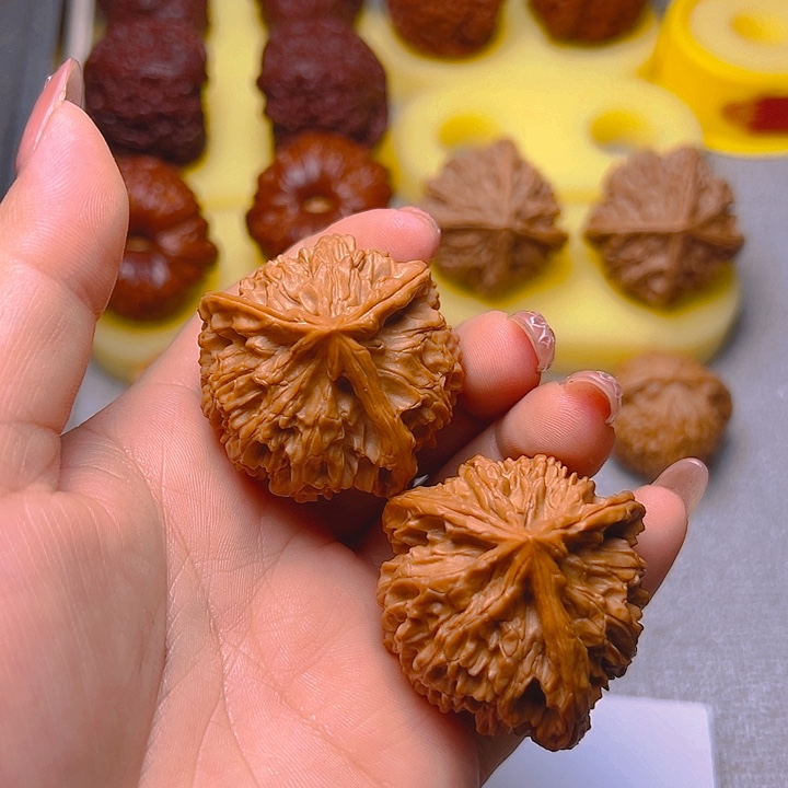 把件桃核观*三棱