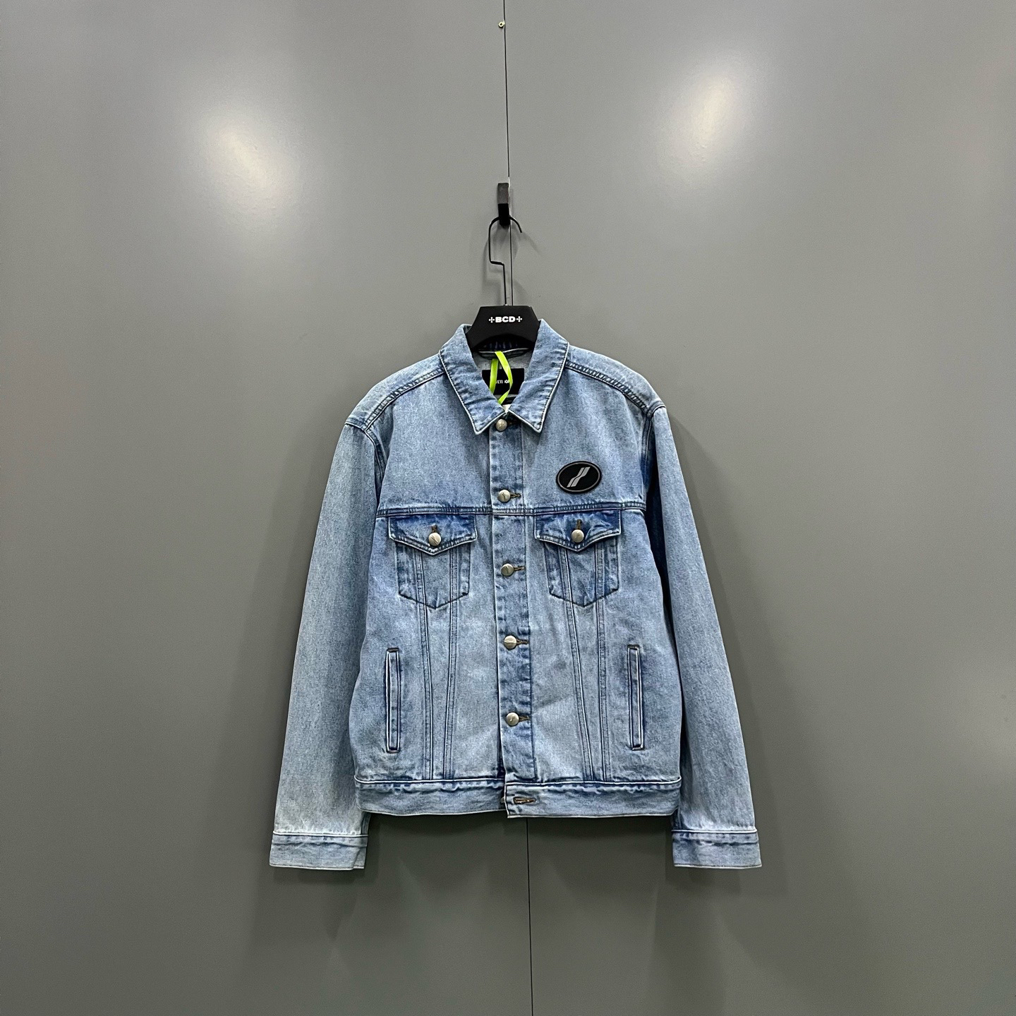 DW 606801 WE11 水洗做旧徽标牛仔外套 S码