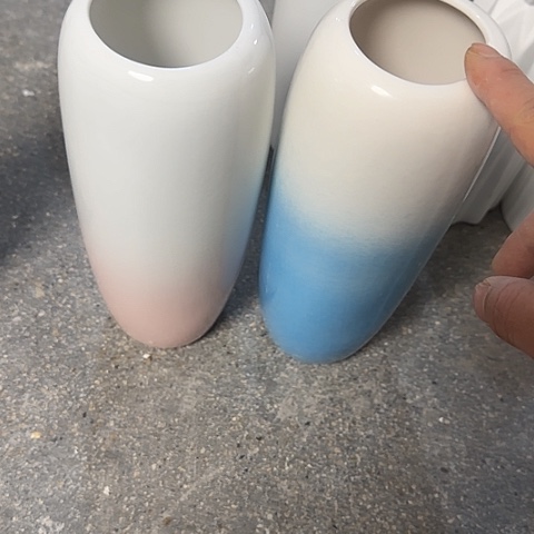 瓶白兰➕白粉24厘米陶瓷组合