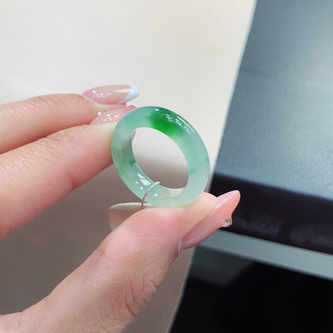 未镶嵌戒指翡翠10.11号