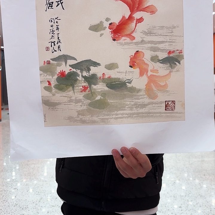 国画李陈良老先生晚年展览原作