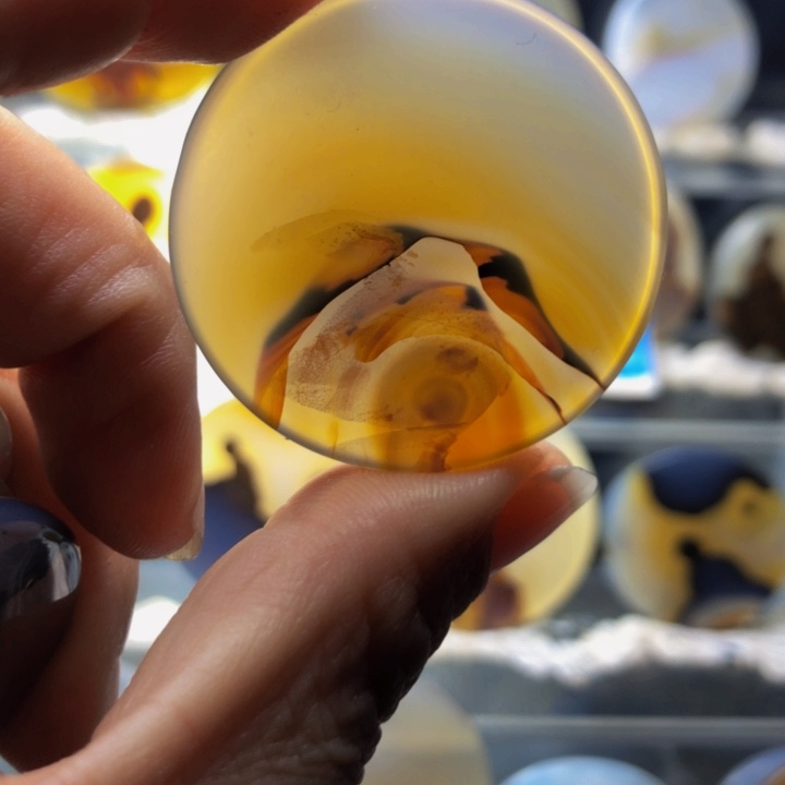 合金玛瑙/玉髓珠宝奇石105