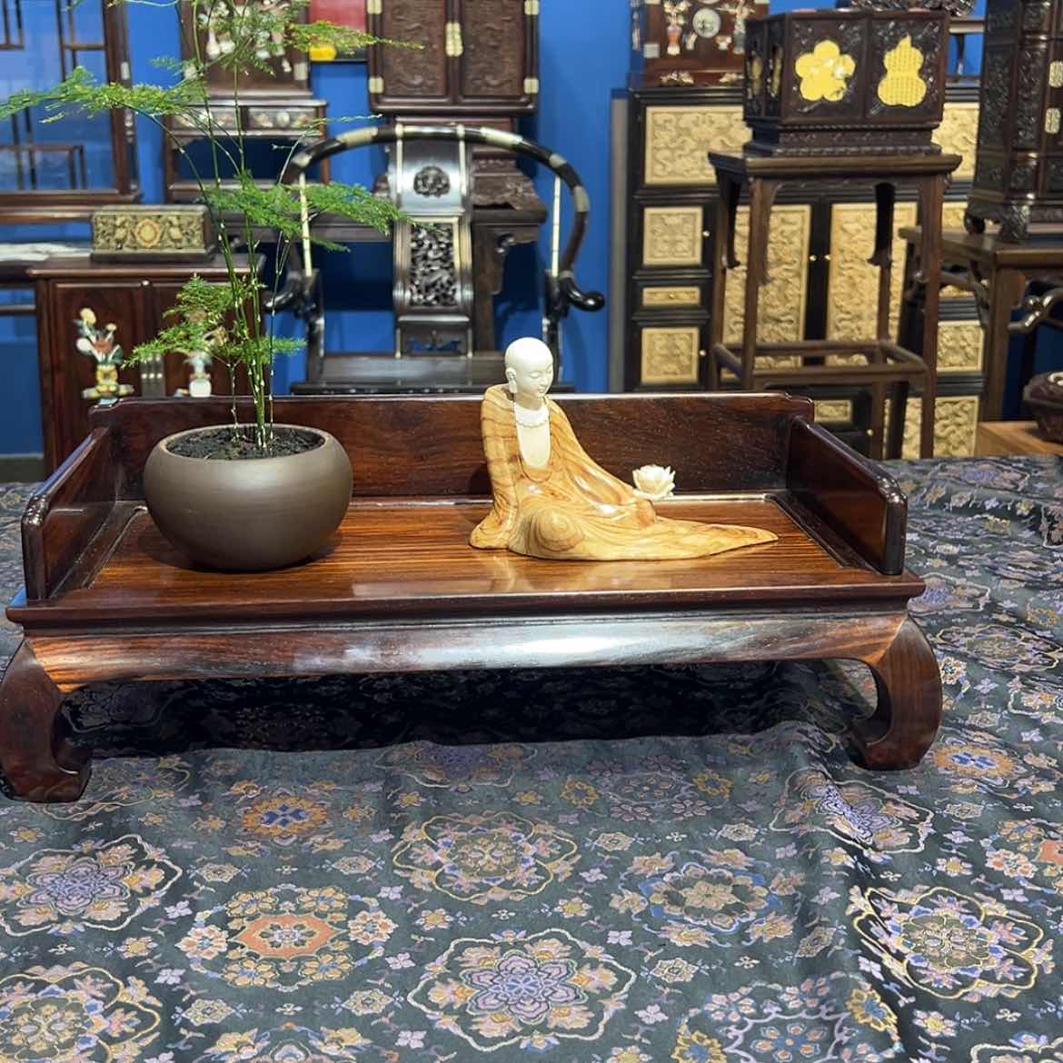 【闪购商品】红酸枝木类成套家具床