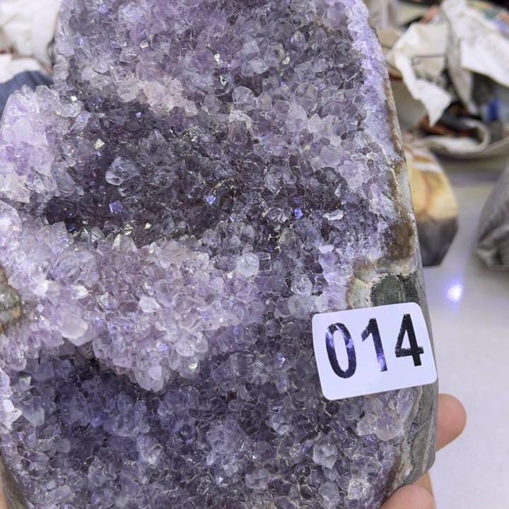 紫晶摆件未镶嵌水晶