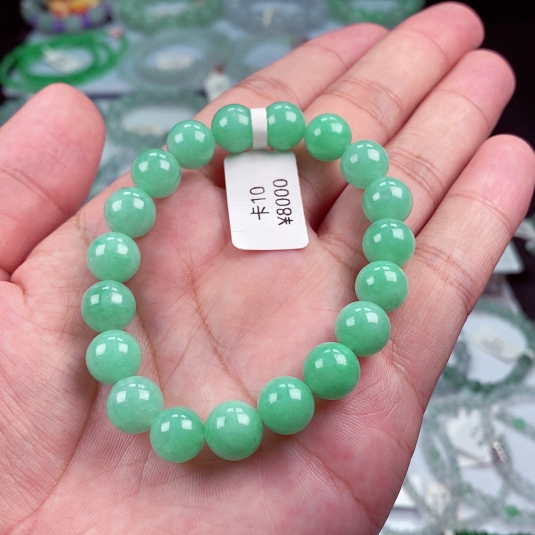 未镶嵌手链翡翠不**@卡10