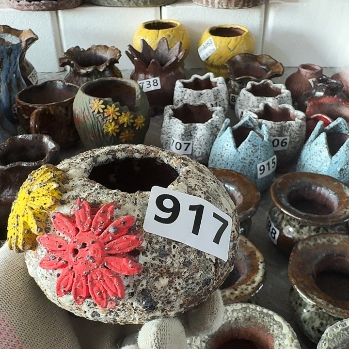 内口3.5高6粗陶手工