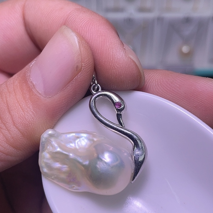 颈饰合金淡水珍珠62